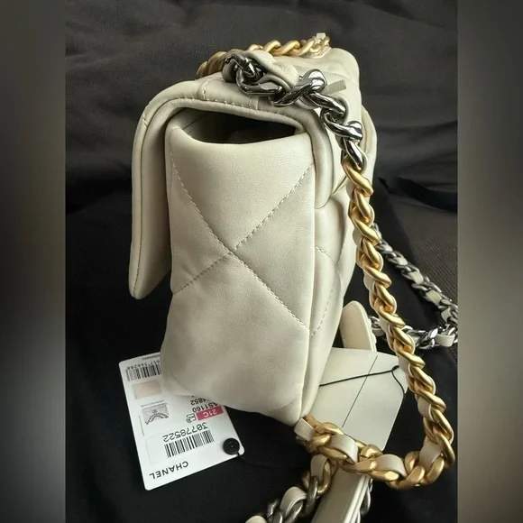 Chanel 19 Beige Bag NWT - Picture 5 of 14